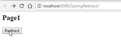Page Redirect, chuyển tiếp trang trong Spring MVC