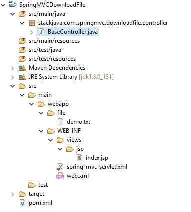 Spring MVC - Phần 11: Download file với Spring MVC, tạo API download file
