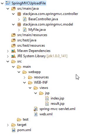 Spring MVC - Code ví dụ Spring MVC Upload File