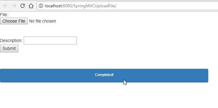 spring mvc file upload example