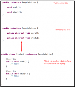 Khai báo interface trong Java, hằng số với interface - STACKJAVA