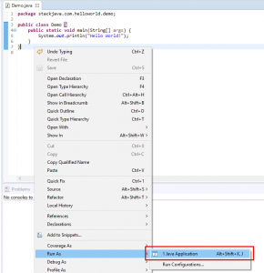 Ví dụ tạo Java project Hello World trên Eclipse - STACKJAVA