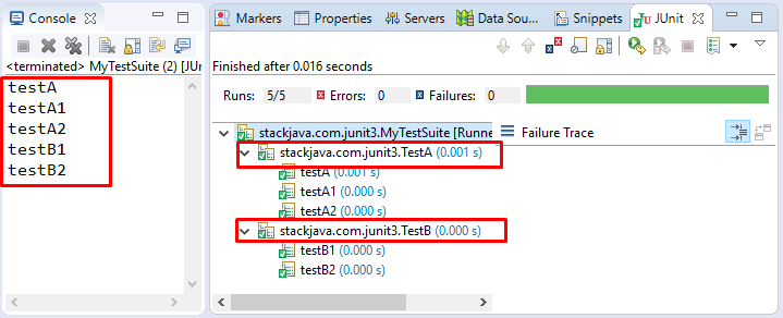 Thứ tự chạy các test case trong JUnit - ví dụ