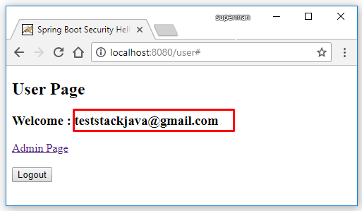Code ví dụ Spring Boot Security login bằng Google (Gmail)