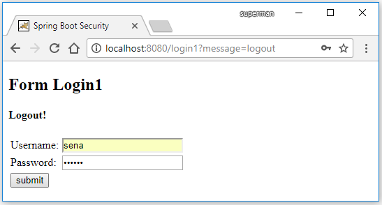 Code ví dụ Spring Boot Multiple Login Page (Form Login)