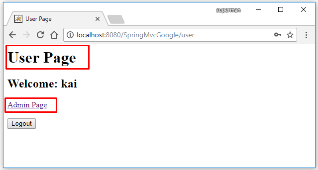 Code ví dụ Spring MVC đăng nhập bằng google/gmail