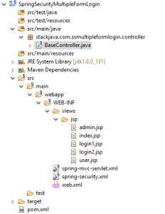 Spring MVC - Security dùng nhiều trang login (multiple form login)