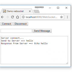 Code ví dụ Java WebSocket: Client HTML (Browser) - Server Java