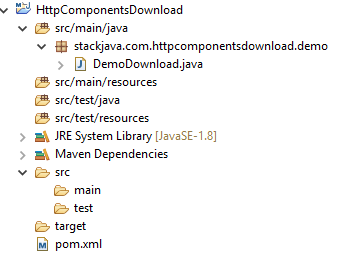 Code ví dụ download file bằng Java (Apache HttpComponents - HttpClient)