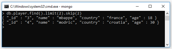 Phân trang trong MongoDB (skip(), limit() paging trong MongoDB)