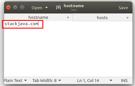 Hướng dẫn đổi domain, hostname ubuntu (tên miền, tên host)