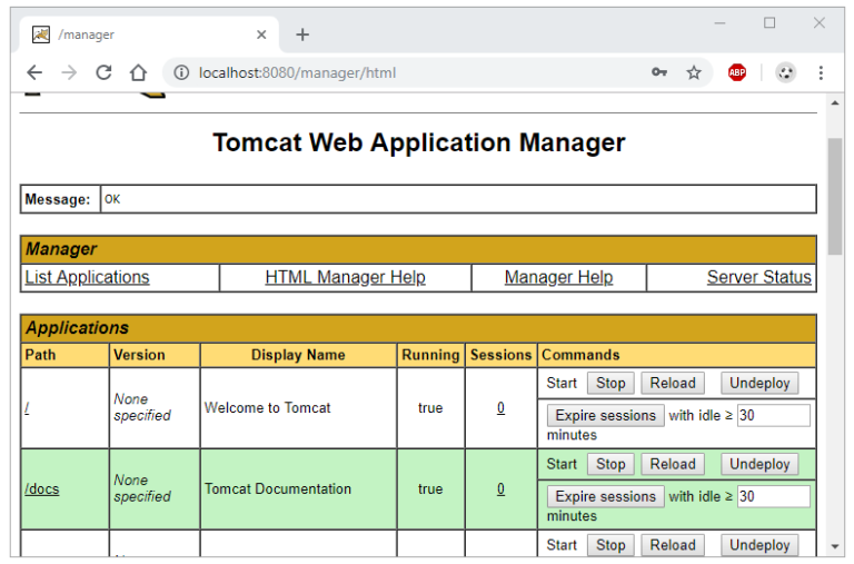password tomcat manager password tomcat manager
