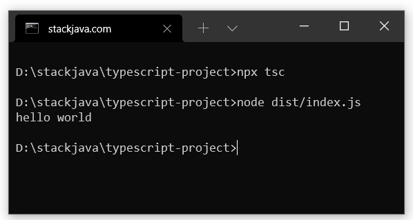 Hướng dẫn tạo project TypeScript chi tiết, ví dụ TypeScript
