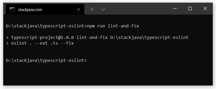 Code ví dụ TypeScript Eslint (áp dụng eslint cho TypeScript)